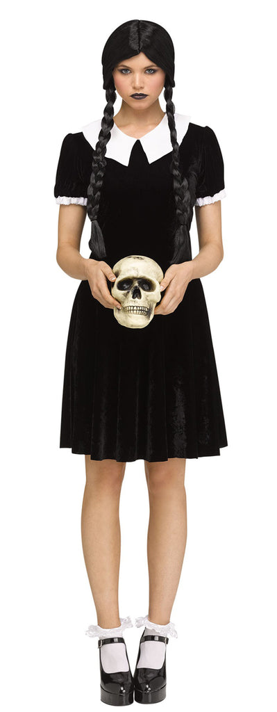 Gothic Girl Adult Wednesday Addams Costume