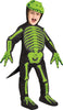 Green Dino Bones Toddler Fossil Costume