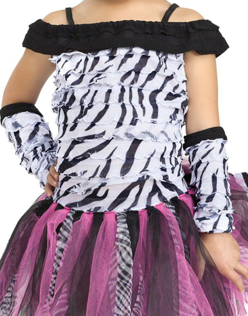 Pink Zebra Off Shoulder TuTu Costume