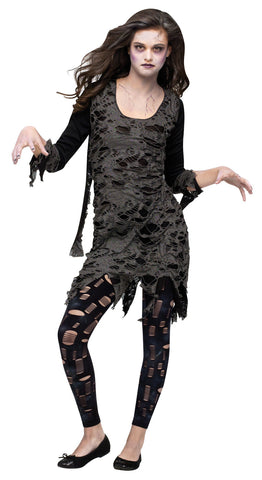 Skeleton Witch Girls Gothic Halloween Costume