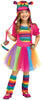 Rainbow Sock Monkey Girls Toddler Costume