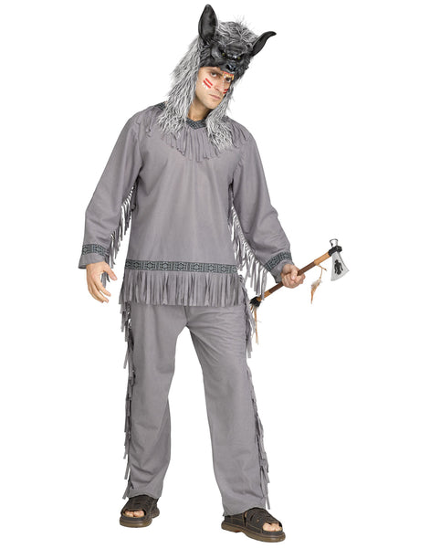 Wolf Warrior Indian Adult Costume