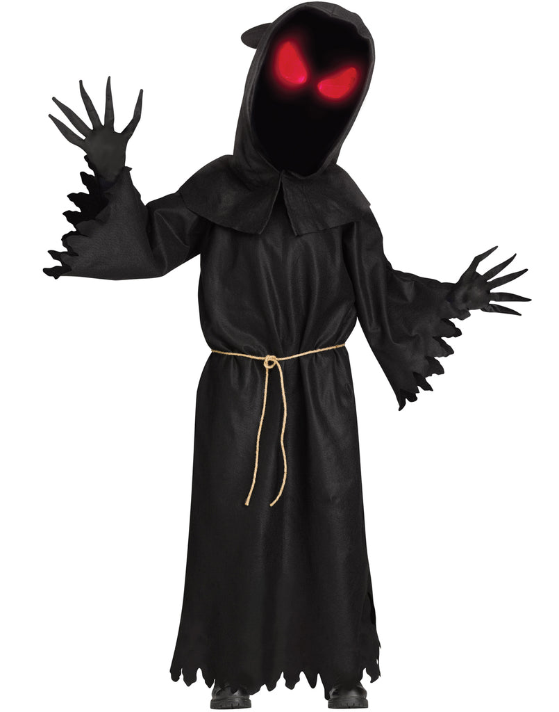 Big Head Ghost Demon Phantom Childs Halloween Costume-L