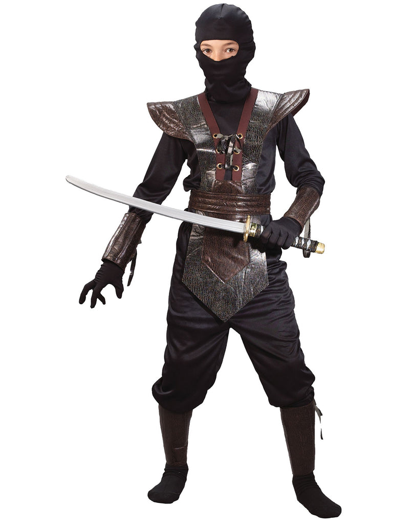 Brown Ninja Fighter Costume