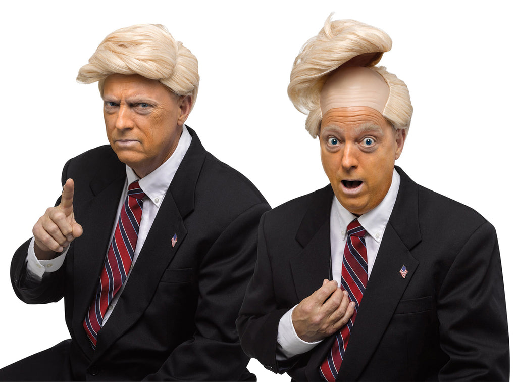 Blonde Flip Top Mens Comb Over Costume Wig