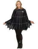Spider Web Adult Printed Poncho
