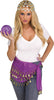 Purple Mystic Gypsy Belly Dancer Womens Sash