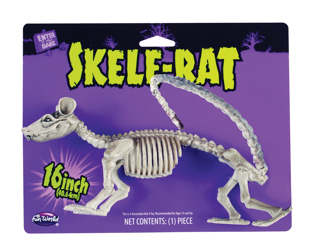 13 Inch Skele Rat Prop
