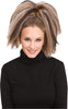 Brown Blonde Crimped Womens Costume Hair Piece