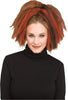 Brown Auburn Crimped Womens Costume Hair Piece