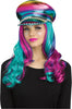 Rainbow Festival Womens Rave Costume Hat