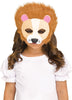Lion Furry Friends Girls Child Half Mask
