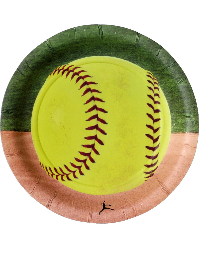 Girls Fast Pitch Softball Party Decoration-Plates & Napkins