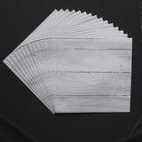 Shiplap Chic White Wood Party Luncheon Napkins