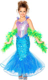 Mermaid With Boa Childs Costume