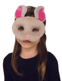 Childs Brown Bunny Plush Costume Mask