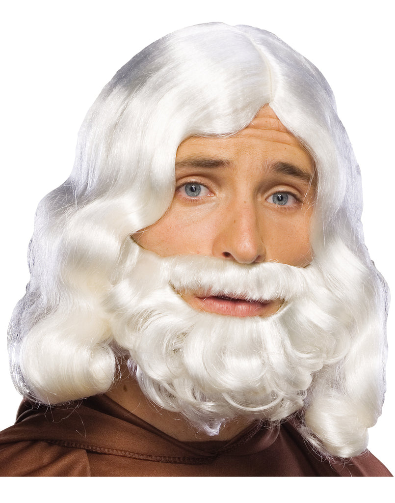 Biblical Mens Beard Wig Set