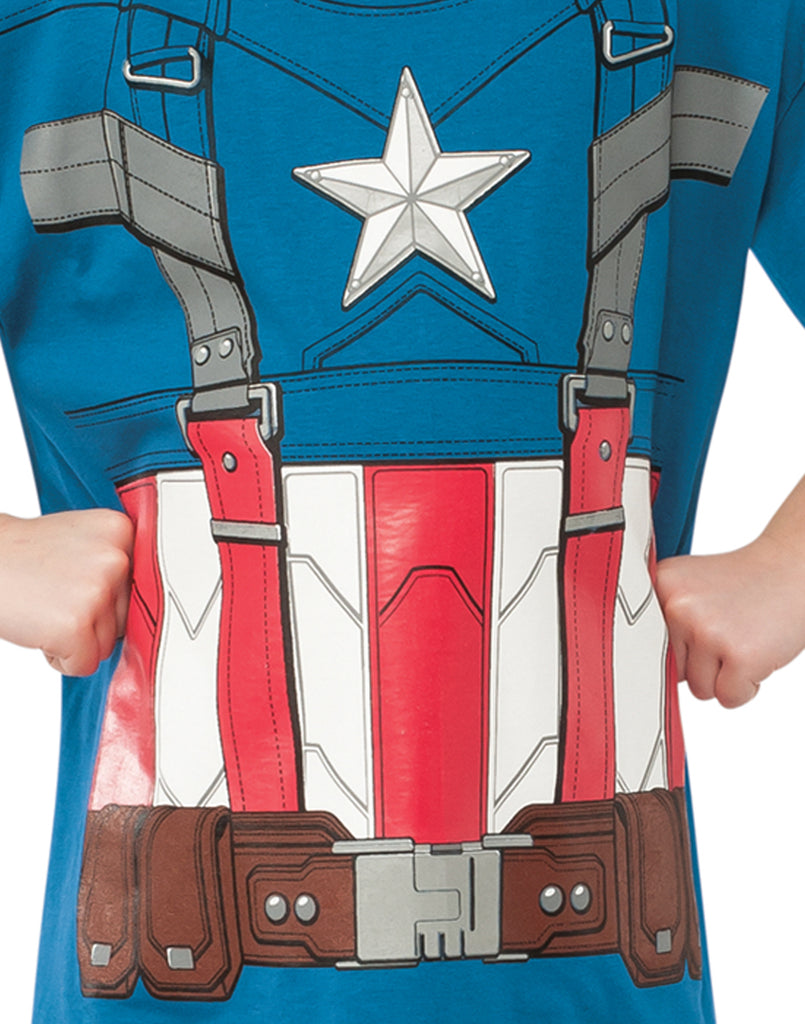 Captain America Retro T Shirt