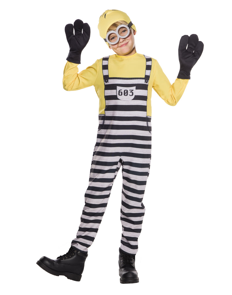 Despicable Me 3 Jailed Minion Tom Boys Costume