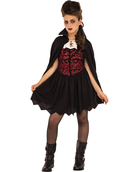 Miss Vampire Girls Gothic Costume