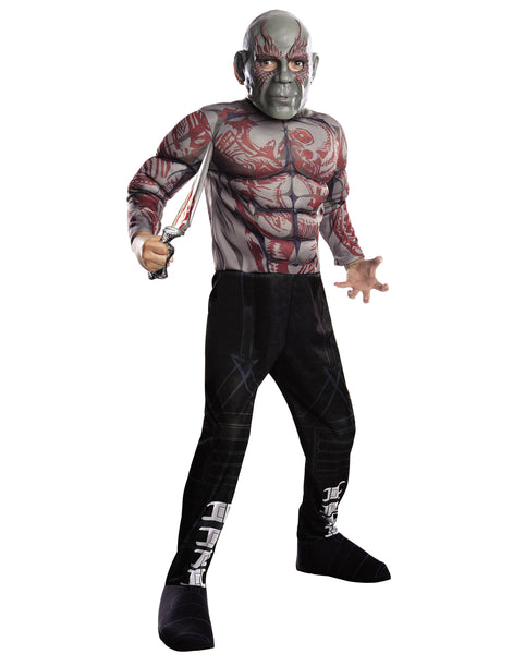 Guardians Of The Galaxy Vol. 2 Boys Deluxe Drax Costume