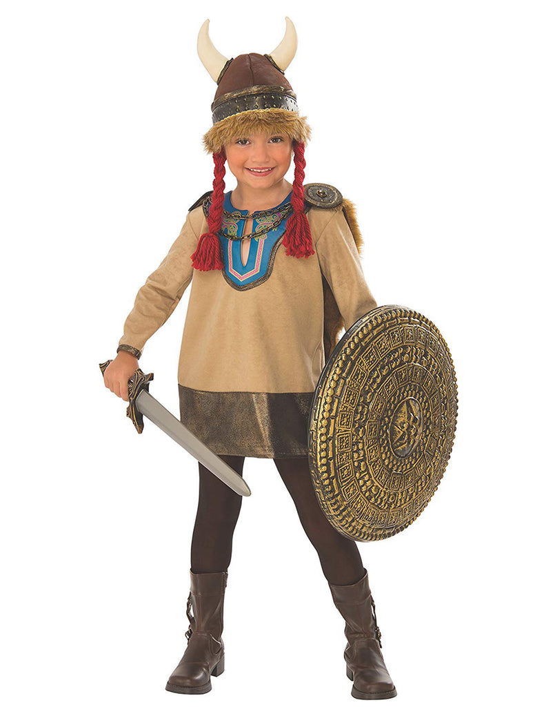 Viking Girl Child Warrior Costume