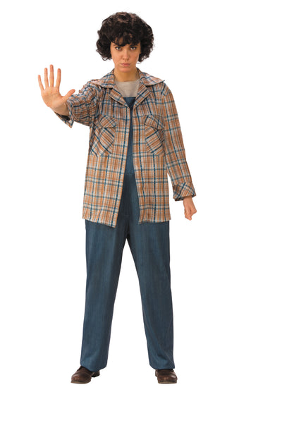 Stranger Things Eleven Adult Costume Plaid Shirt