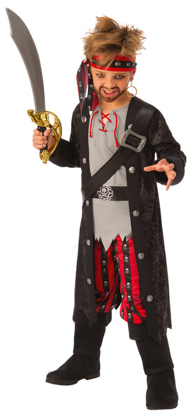 Swashbuckling Boys Childs Pirate Costume