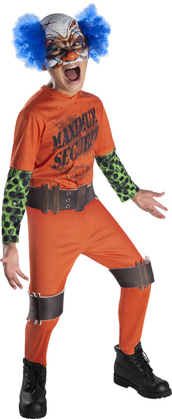Maximum Security Clown Prisoner Boys Costume