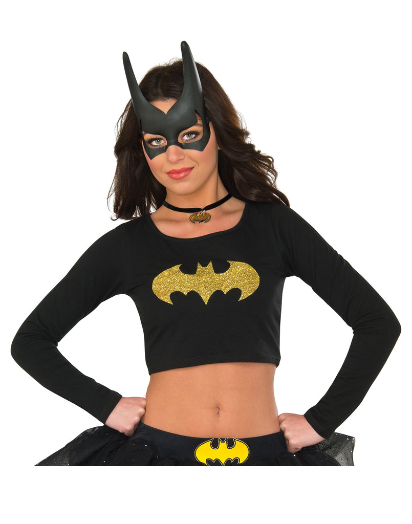 Womens Batgirl Crop Top Shirt