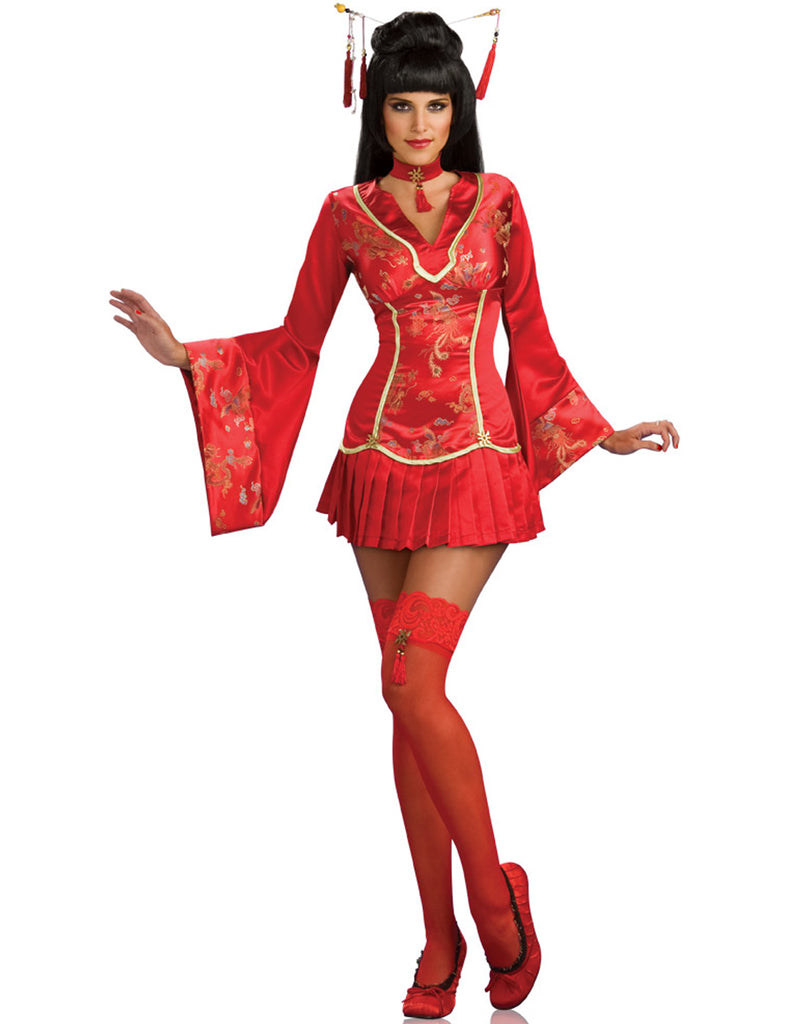 Red Geisha Kimono Costume
