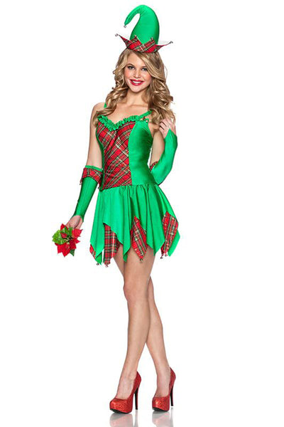 Elfin Magic Womens Elf Christmas Costume