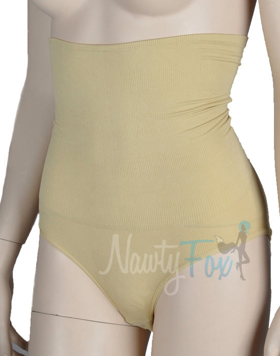Nude High Waisted Removable Pad Panty