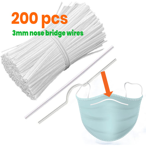 [200pcs] Nose Bridge Wire Brackets DIY-5MM