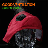 [3 PACK] Black Cotton 3 Layer Mask with Valve + 2 Filters