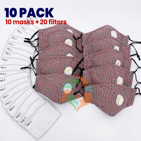 [100 PACK] PINK 3ply Disposable Adult Mask