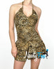 Leopard Halter Summer Dress