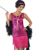 Gatsby Pink Flapper Swing Dress