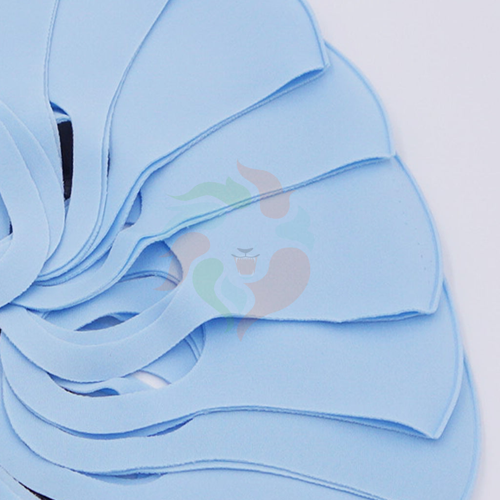 [50 PACK] Blue Face Mask 1-LAYER Fabric S/M