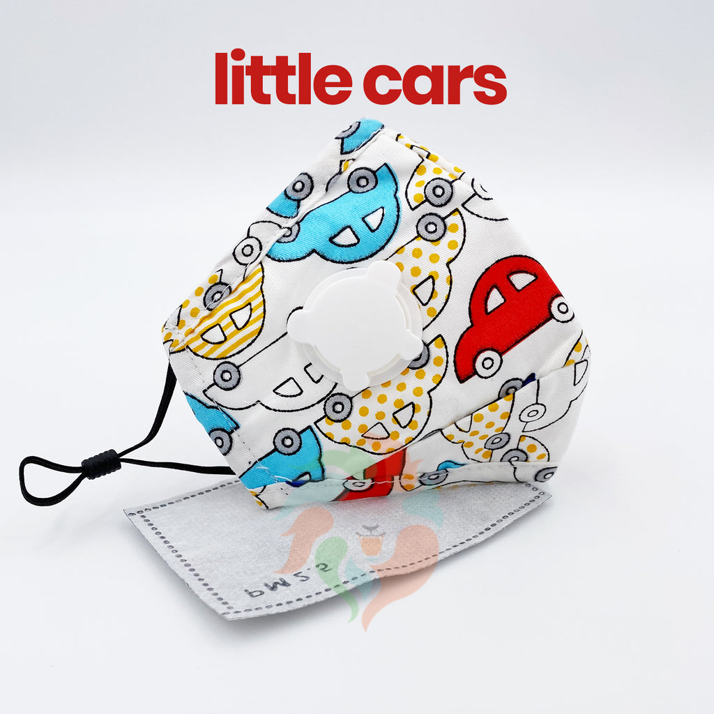 Little Cars Kids Cotton Mask