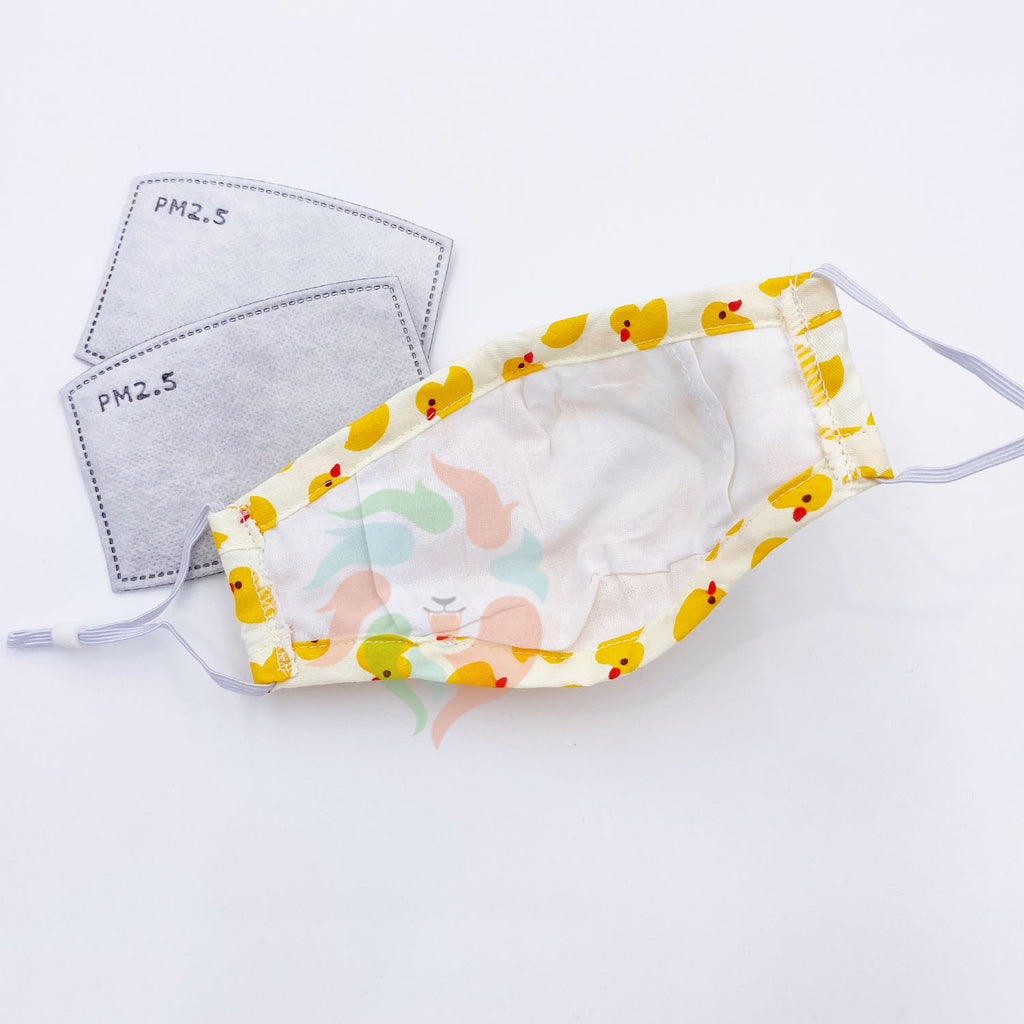 [50 PACK] Ducky Kids Cotton Mask