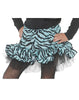 80s Zebra Girls Child Blue Costume Skirt