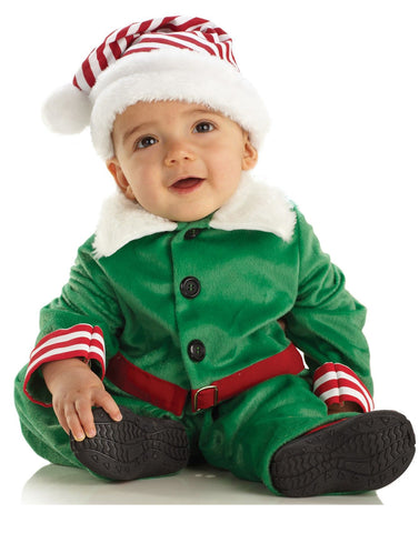 Santa Helper Christmas Red & White Elf Stockings Tight- Child