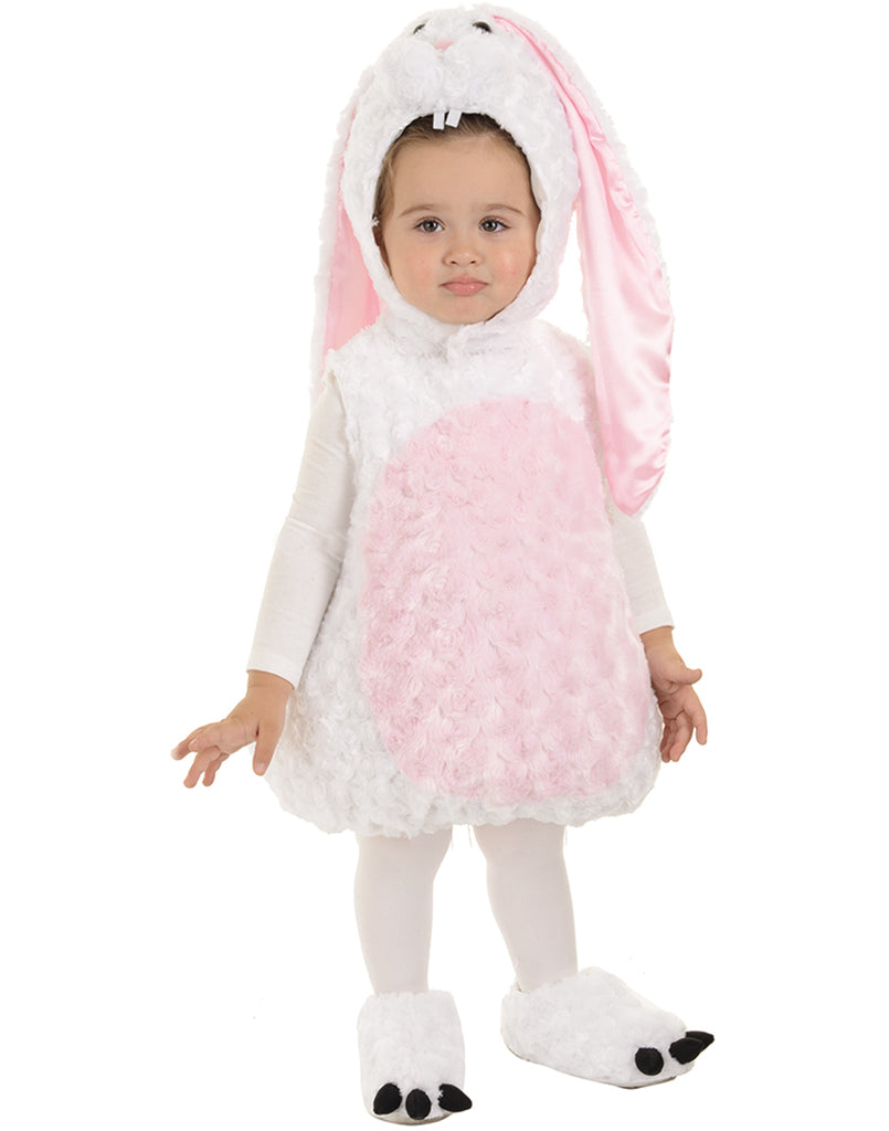 Flopsy White Bunny Toddler Halloween Costume-M
