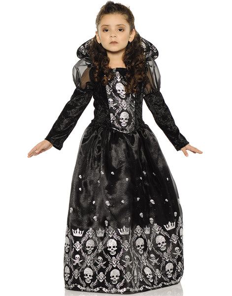 Dark Princess Girls Evil Ruler Halloween Costume