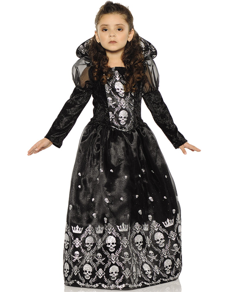 Dark Princess Girls Evil Ruler Halloween Costume-L