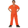 Prisoner Boys Two Piece Orange Costume