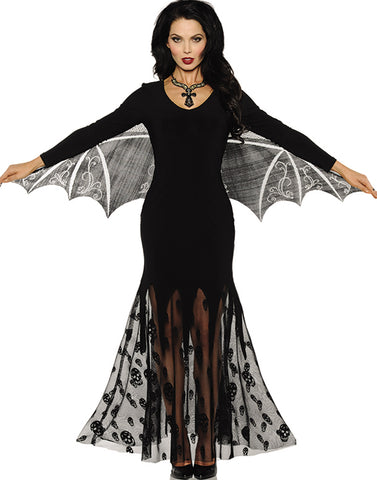 Black As Night Witch Lace Dress