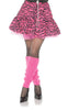 80's Zebra Womens Adult Pink Black Skirt
