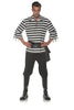 Black White Pirate Mens Adult Costume Set